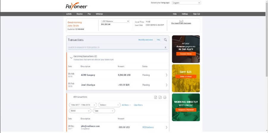 buy verified Payoneer accounts